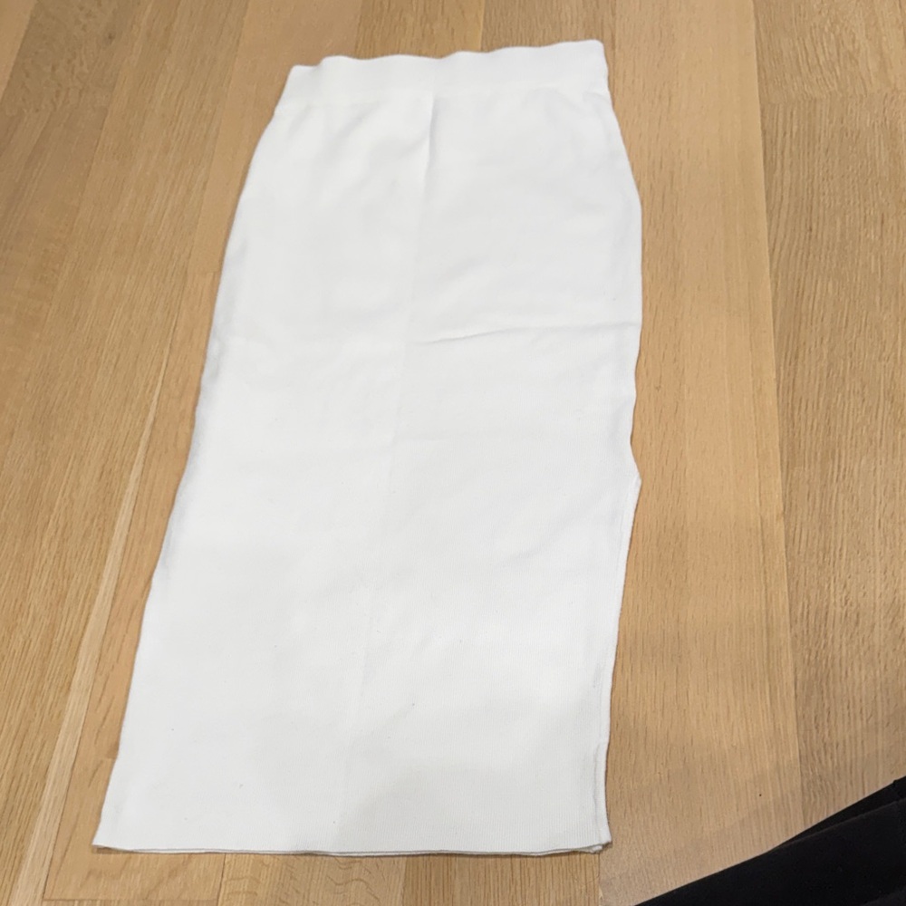 Classic White Pencil Skirt - Women’s Sleek Midi